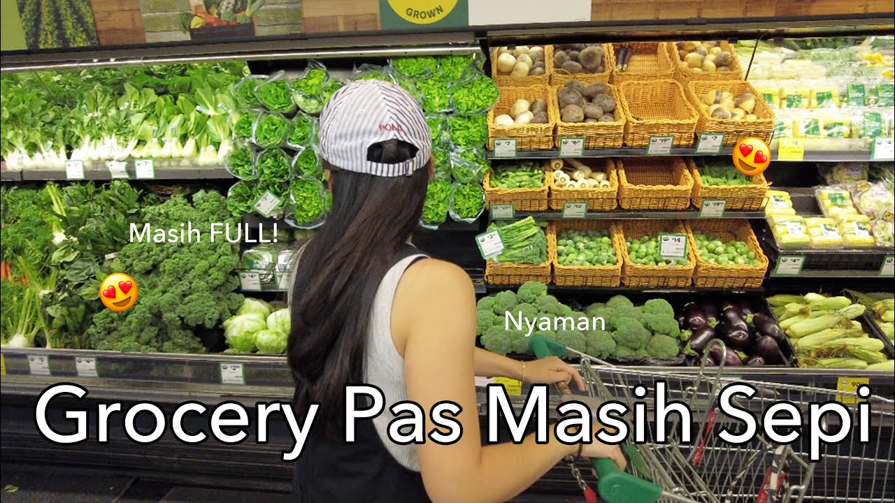 Belanja Pagi Pagi, Masih Sepi dan Semua Rak FULL! Bahagia, tenang dan nyaman :