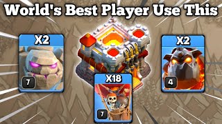 World's Best Player Use This Attack Strategy | Th11 Golaloon Attack Strategy 2023 (Clash Of Clans)