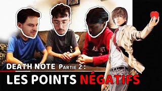 DEATH NOTE - Partie 2 : Les points NEGATIFS !