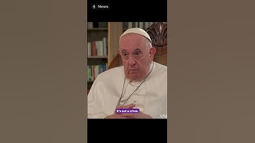 Thumbnail of Pope: Being gay "must" be made legal worldwide.