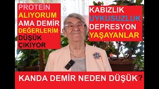 KANDA DEMİR NEDEN DÜŞÜK ÇIKAR??? "PROTEİN ALIYORUM AMA DEMİR DEĞERLERİM DÜŞÜK ÇIKIYOR" DİYENLER...