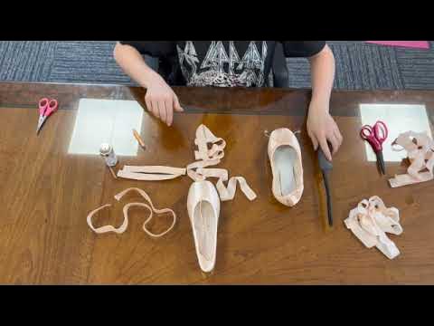 Standard Pointe Shoe Sewing Tutorial – Allegro Dance Boutique