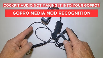 GoPro Media Mod Recognition with NFlight Audio Recording Cables