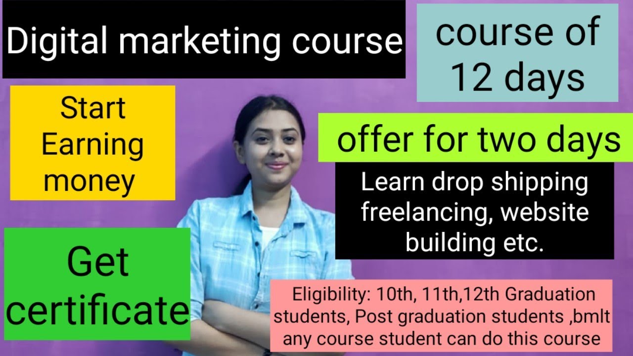 Digital Marketing Course||start earning at young age||website builder||Freelancing||Drop shipping