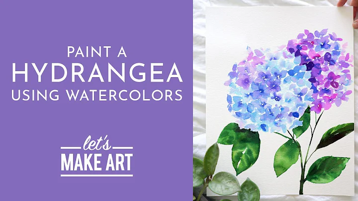 Hydrangea - Watercolor Tutorial with Sarah Cray