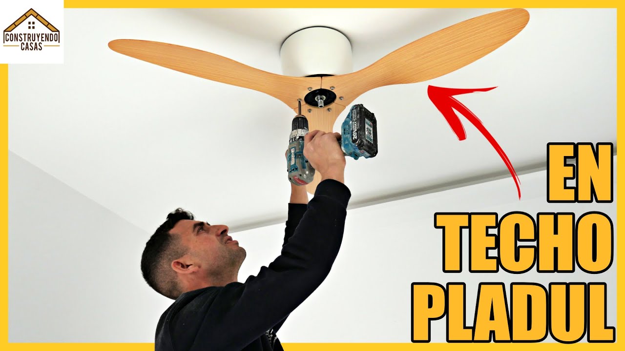 🔶Colgar VENTILADOR en TECHO PLADUR o ESCAYOLA🔶