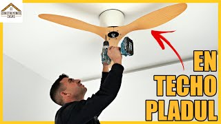 🔶Colgar VENTILADOR en TECHO PLADUR o ESCAYOLA🔶