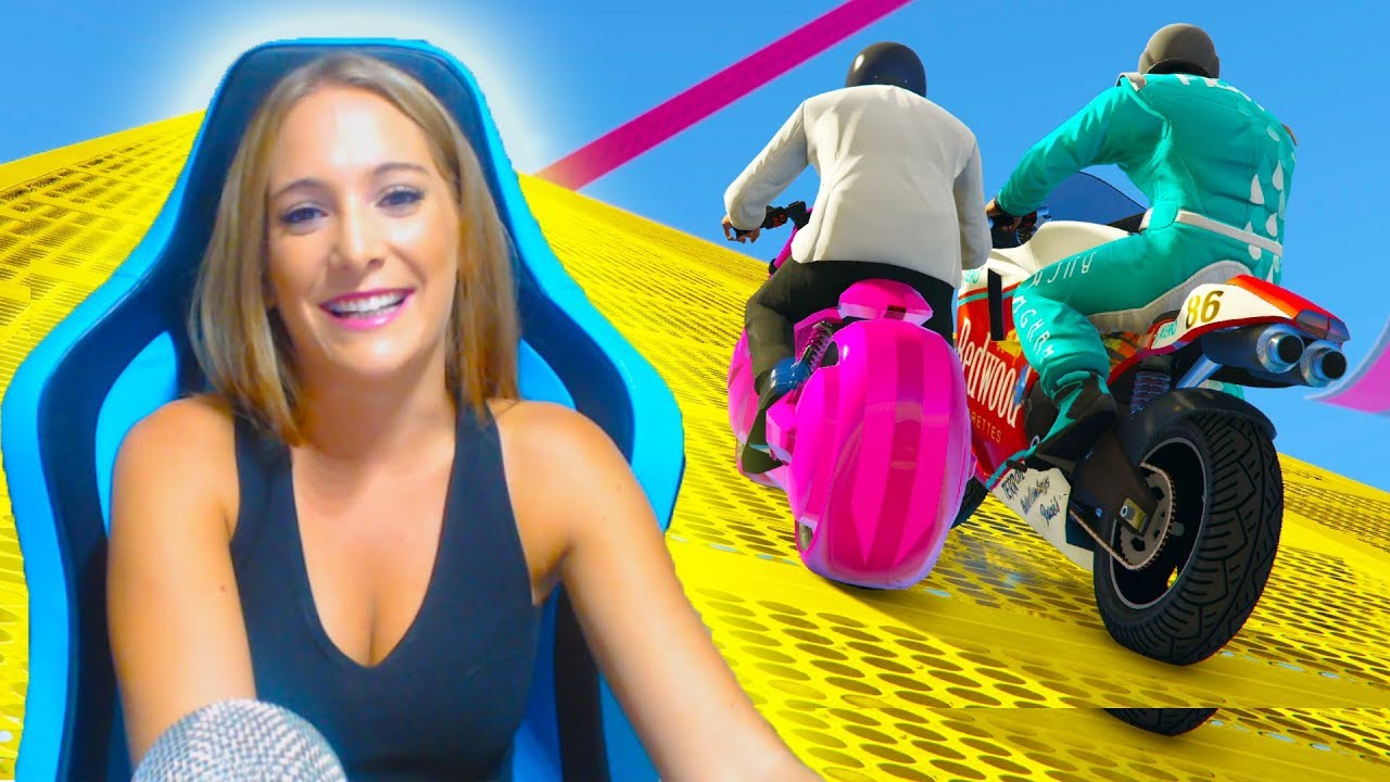 LA PRIMERA CARRERA DE ROSITA - CARRERA GTA V ONLINE - GTA 5 ONLINE