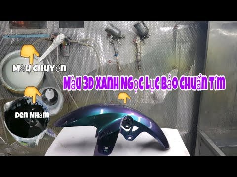 Sơn Đổi Màu - Hướng Dẫn Cách Sơn Xe Máy / Cách Sơn Màu 3D , Titan ,Màu Chuyển Theo Góc Nhìn