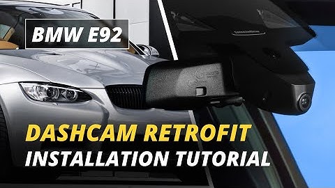BimmerTech Dashcam Retrofit for BMW E92 | Installation Tutorial