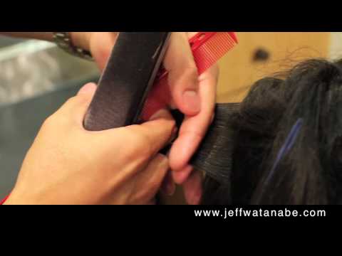 Japanese Hair Straightening Demo by Jeff of REF Salon Beverly Hills