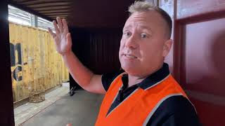 Modifying Two 20ft Shipping Containers With Roller Doors - Part 1