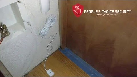 Installing the Honeywell Wireless Water/Temp Sensor