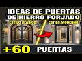 "+60 Ideas de Puertas de Hierro Forjado: Diseños que Elevan el Valor de tu Casa"