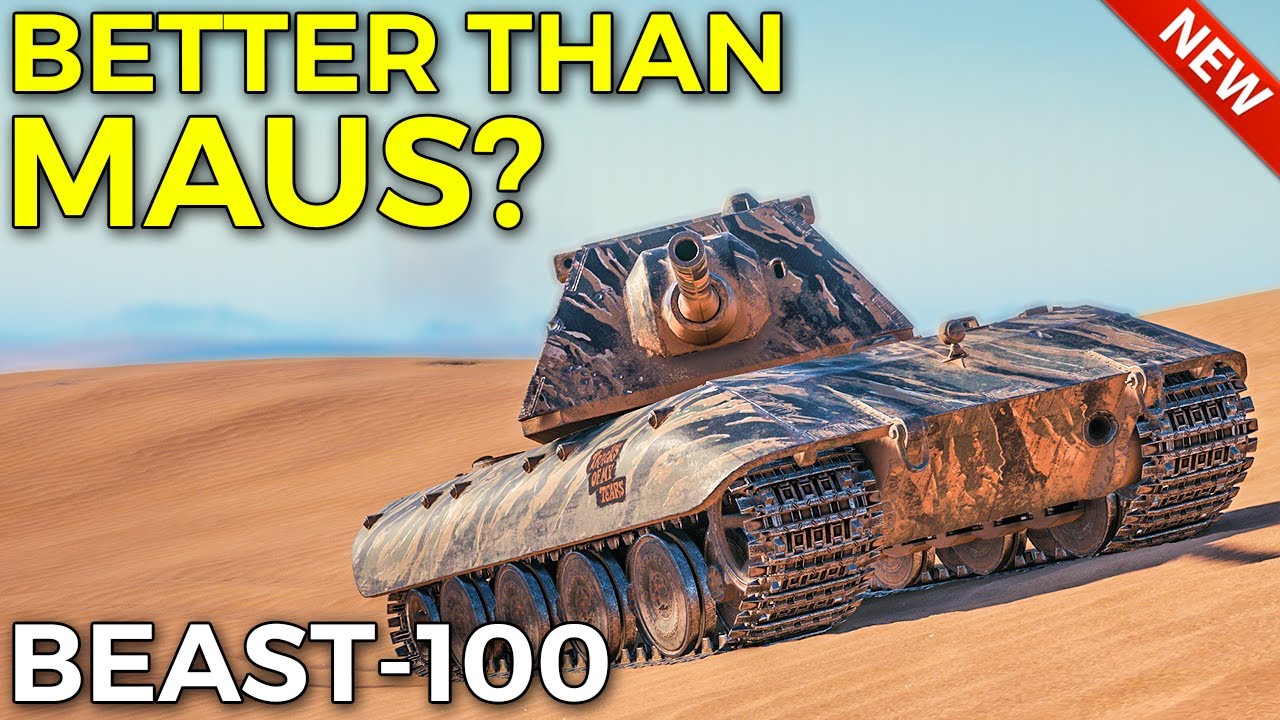 New BEAST-100 Better Than Maus Now? | World of Tanks E-100 Gameplay -  YouTube
