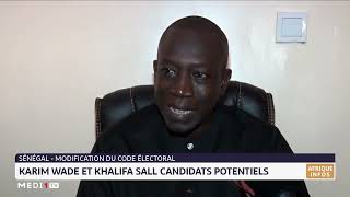 Modification du code électoral au Sénégal: Karim Wade et Khalifa Sall candidats potentiels