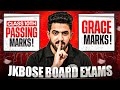 JKBOSE Class 10th Passing Marks & Grace Marks 😱 | 15% Relaxation | JKBOSE WALLAH