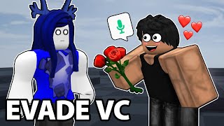 GIRL VOICE TROLLING IN EVADE | Roblox VC Funny Moments