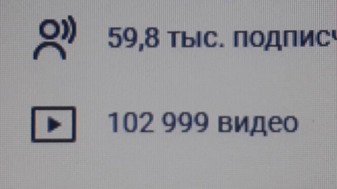 Три 9-ки СЛИТНО в количестве видео на моём канале на вечер 14.01.20260114 185223, а именно 102 999