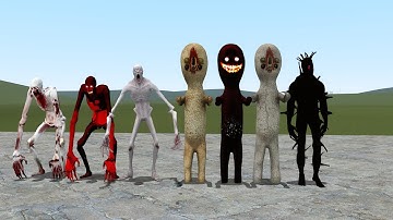 SCP-096 VS SCP-173 VS SCP-2125!!! Garrys Mod Sandbox