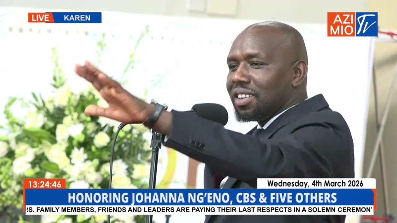 Murkomen SINGS! Watch The CS SING and With NOSTALGIA Recount His Encounters With Johana Ng'eno