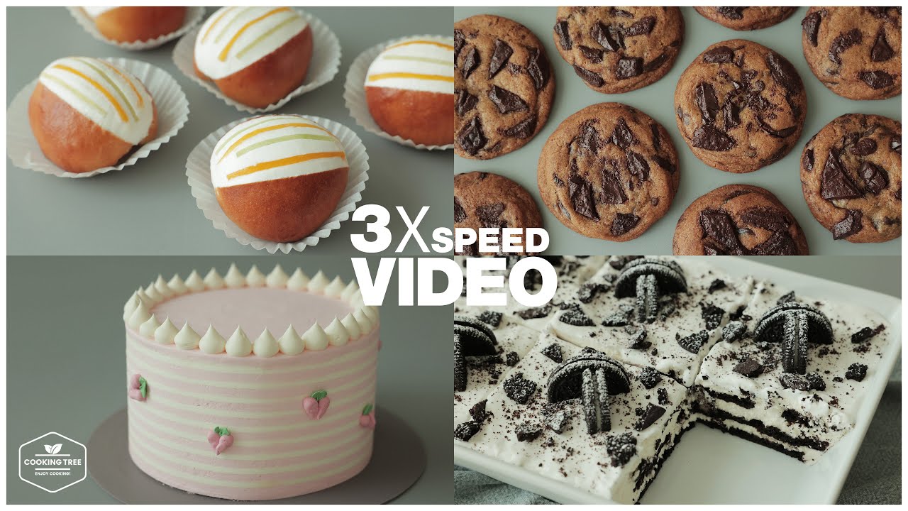 #51 영상 3배속으로 몰아보기 : 3x Speed Video | 4K | Cooking tree