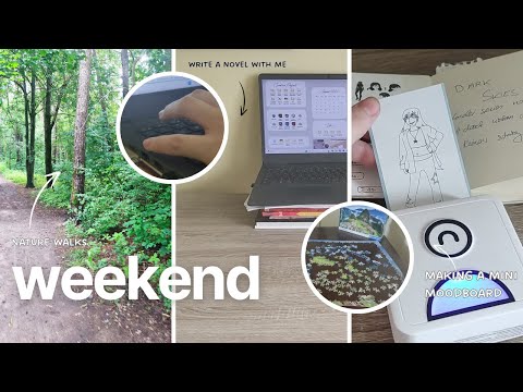 Productive Weekend Vlog | Writing, Drawing, Walks