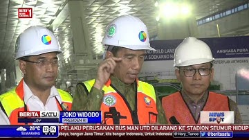 Jokowi Sidak Proyek Terminal Ultimate III Bandara Soetta