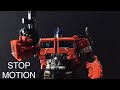 Optimus Prime l Stop Motion Animation l Bumblebee (2018) studio series Optimus Prime