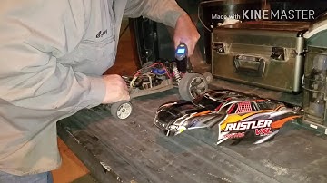 Traxxas Rustler with Stock Esc and Titan 12T 2s Speed Run