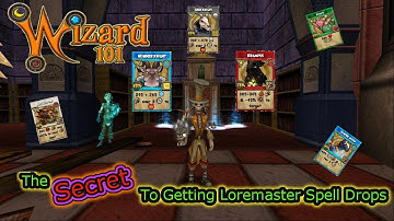 Wizard101 - The Secret To Getting Loremaster Spells - Deer Knight & MORE!