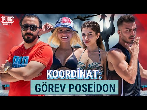 BARIŞ G, DELİ Mİ NE, MERVE YALÇIN ve NİSANUR KOORDİNAT POSEİDON GÖREVİNDE! | PUBG MOBILE🔱🌊