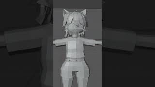 Learning something new :3c #lowpoly #blender #vtuber