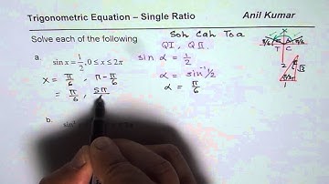 Find Acute Angle and Then Solve Trigonometric Equation