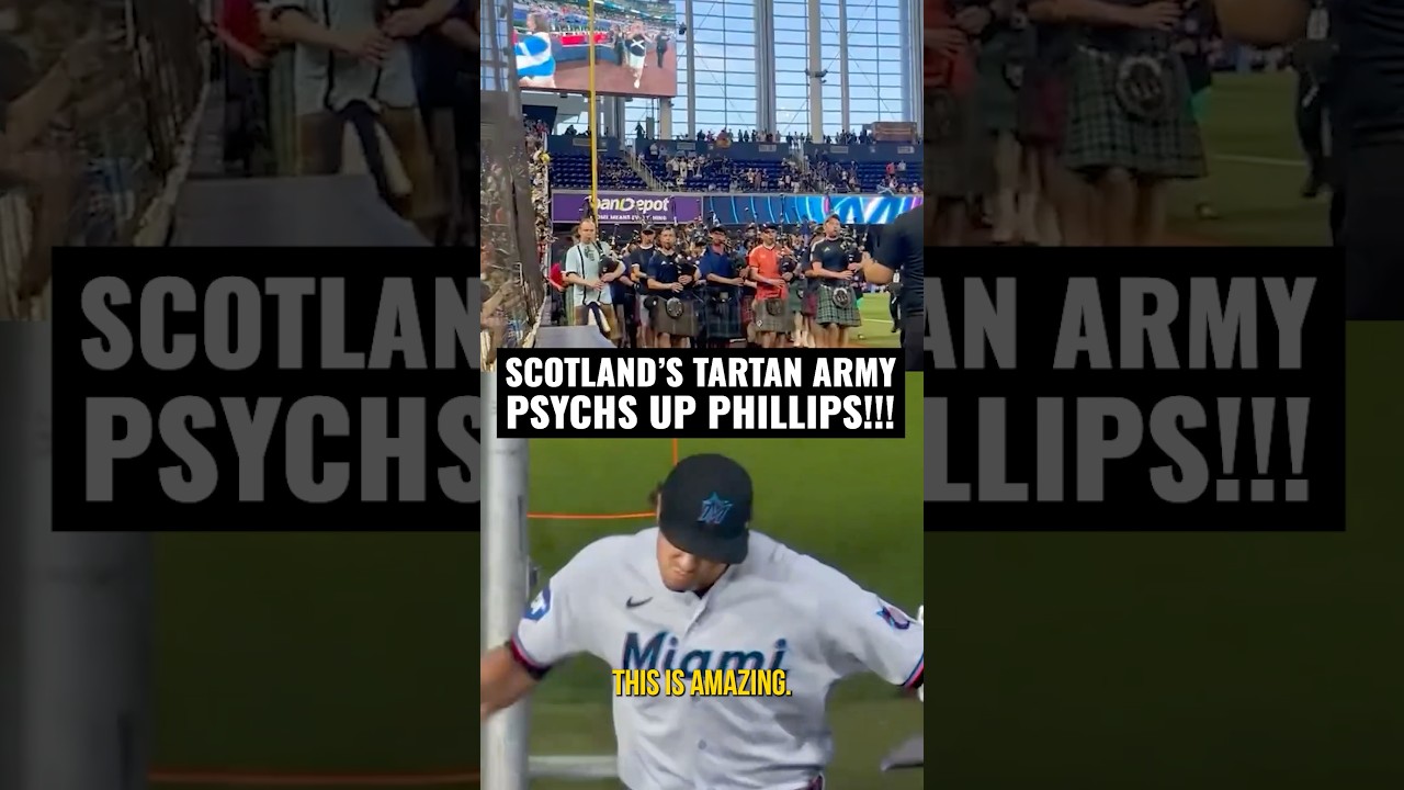Tyler Phillips was amazed by Scotland's Tartan Army..as if he needed another reason to get fired up