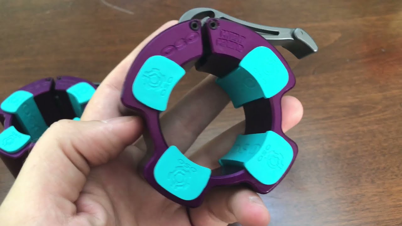 Rogue Oso CM-1 Metal Collar Unboxing - Purple with Teal Inserts