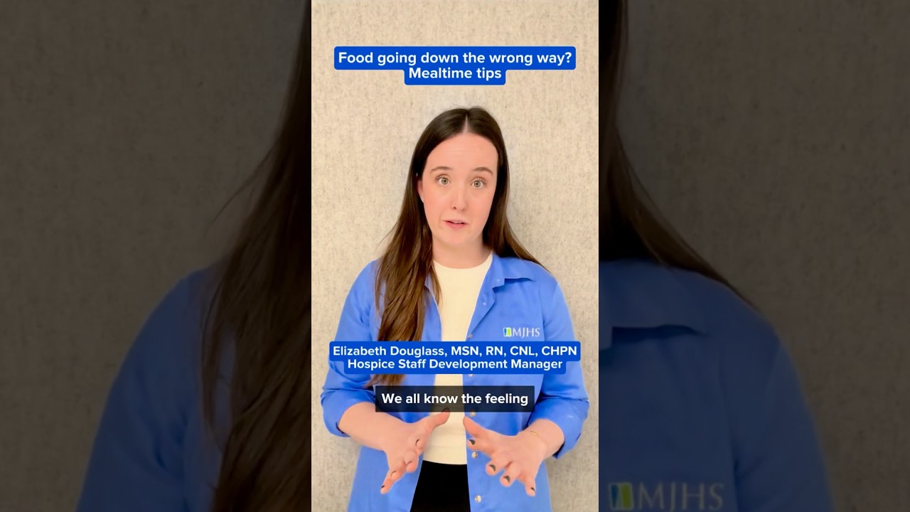 Food Going Down the Wrong Way? Mealtime Tips