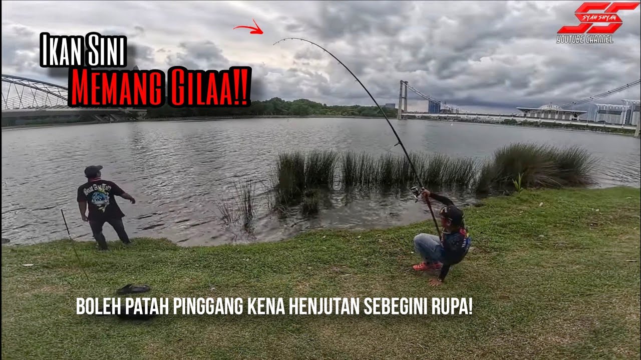 Memang GANAS‼️ Hampir TERSUNGKUR Di Tarik Ikan‼️Pengumuman GIVEAWAY..