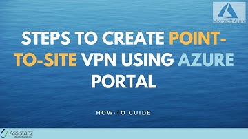 Steps to create Point-to-Site VPN using Azure Portal