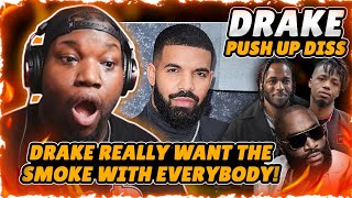 Drake - Push Ups (Drop & Give Me 50) (Kendrick Lamar, Rick Ross, Metro Boomin Diss) | Reaction