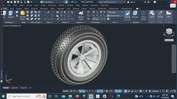 3D-bandenontwerp in AutoCAD: stapsgewijze handleiding: #hycadtutorials #3DTutorial #EngineerinDesign