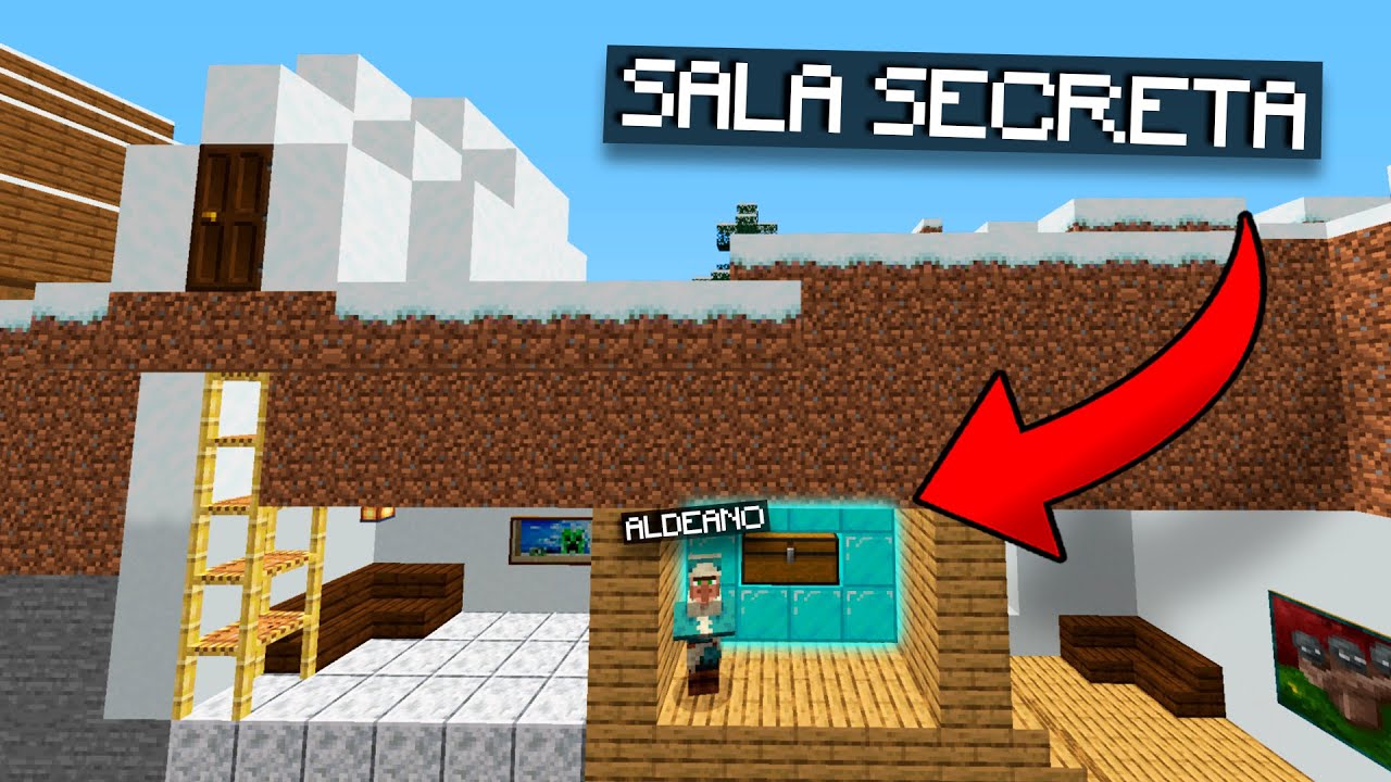 Encuentro una SALA SECRETA en un IGLU de ALDEANOS ❄️