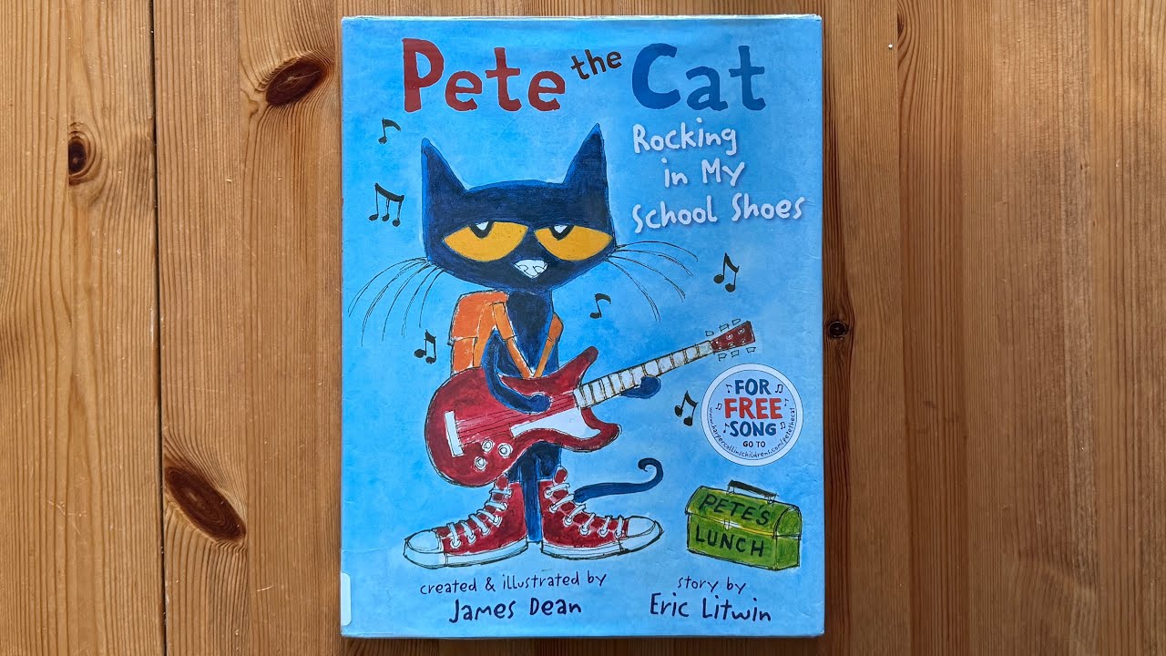 Ash reads Pete the Cat: Rocking in My School Shoes by James Dean