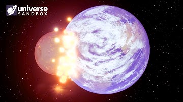 Earth Vs Theia! Evolving A Alternate Reality Solar System From Birth To Death V2 #2 Universe Sandbox