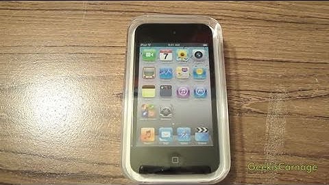 iPod Touch 4G Unboxing (4th Generation)