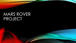 NIHF STEM High School Mars Rover Tire project