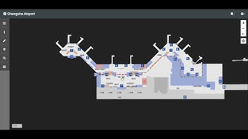 Indoor 2D Web Maps - Changsha Airport 2D