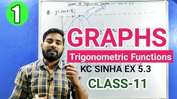 Graphs of Trigonometric Functions || KC Sinha Ex 5.3 || Class 11 || Mathematics Origin
