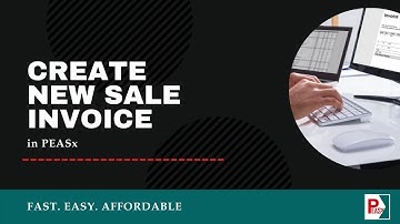 Create Sale Invoice (Hindi) In PEASx Accounting Software