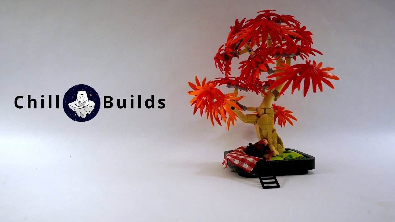 Calm Ambient Lego Building to Sleep or Study | Japanese Maple Tree